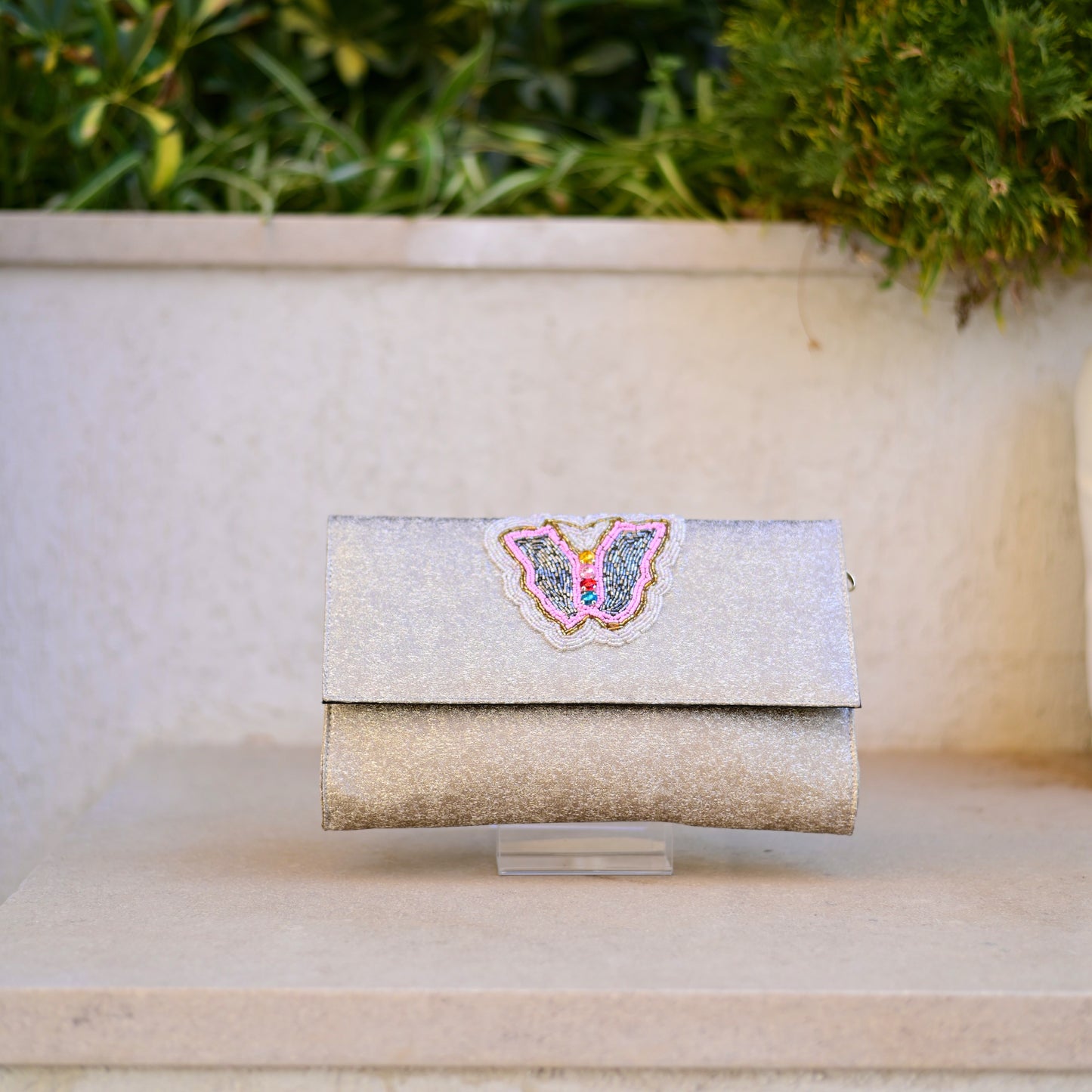 Embroidered butterfly