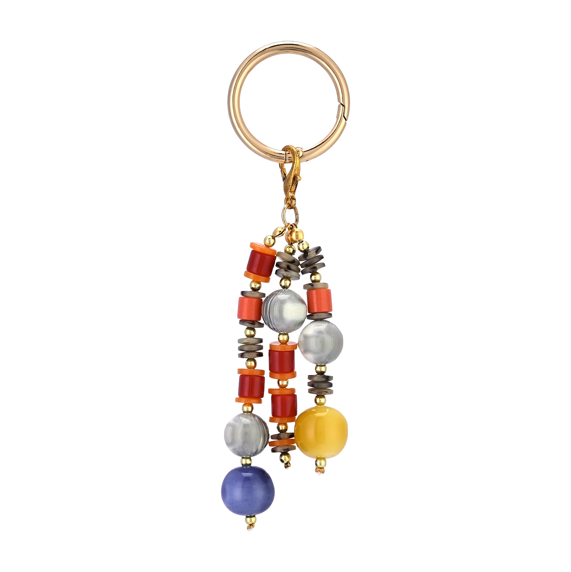 Beaded Bag Charm & Keychain.