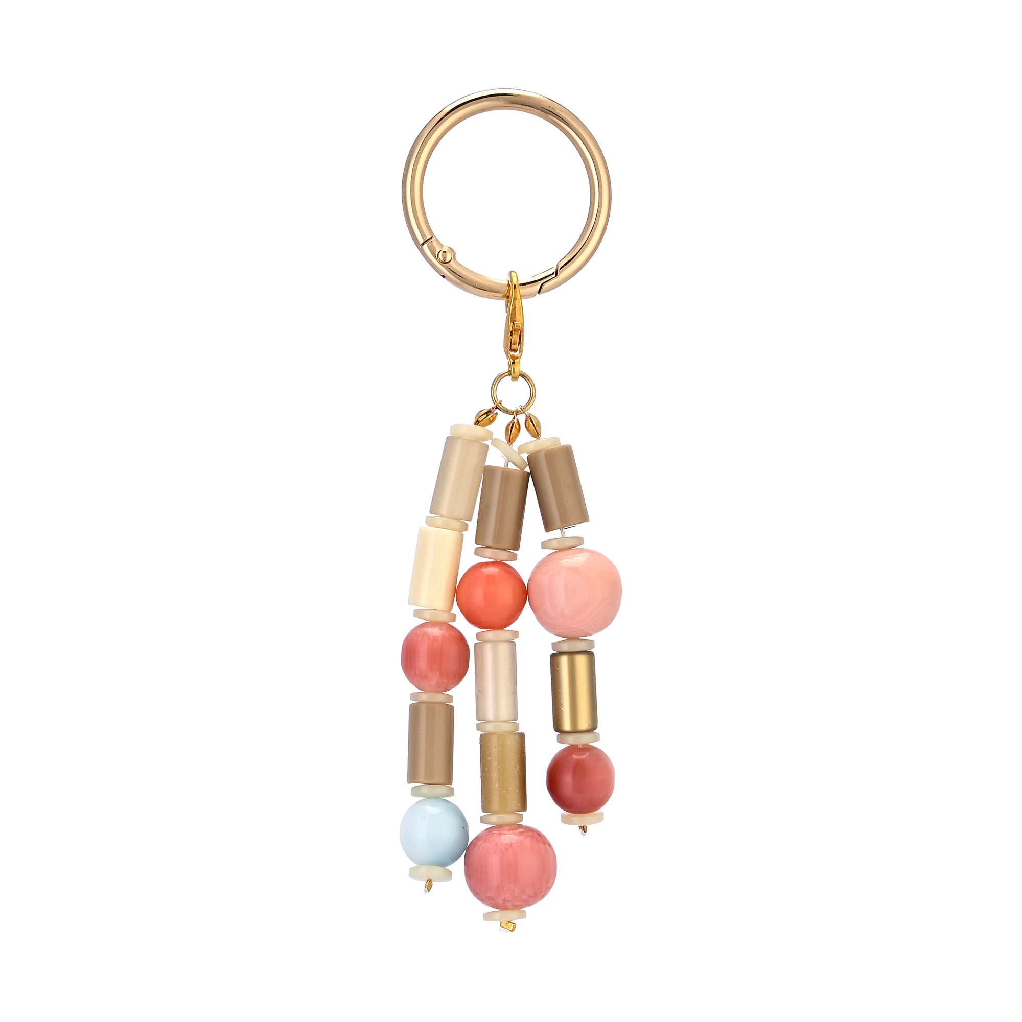 Beaded Bag Charm & Keychain.