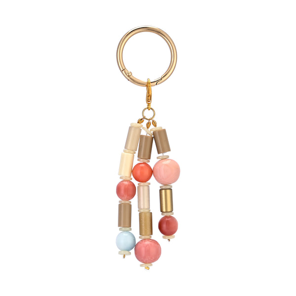 Beaded Bag Charm & Keychain.