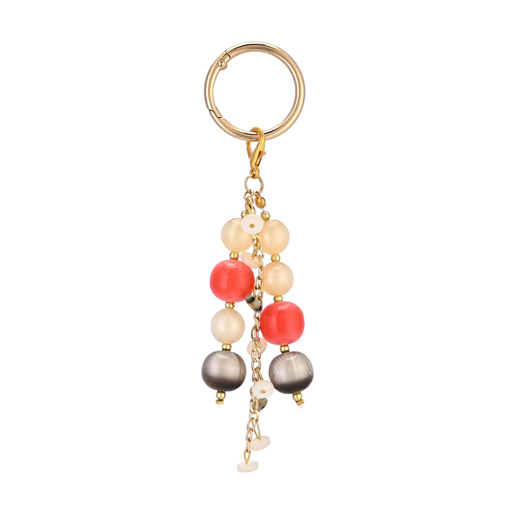 Beaded Bag Charm & Keychain.