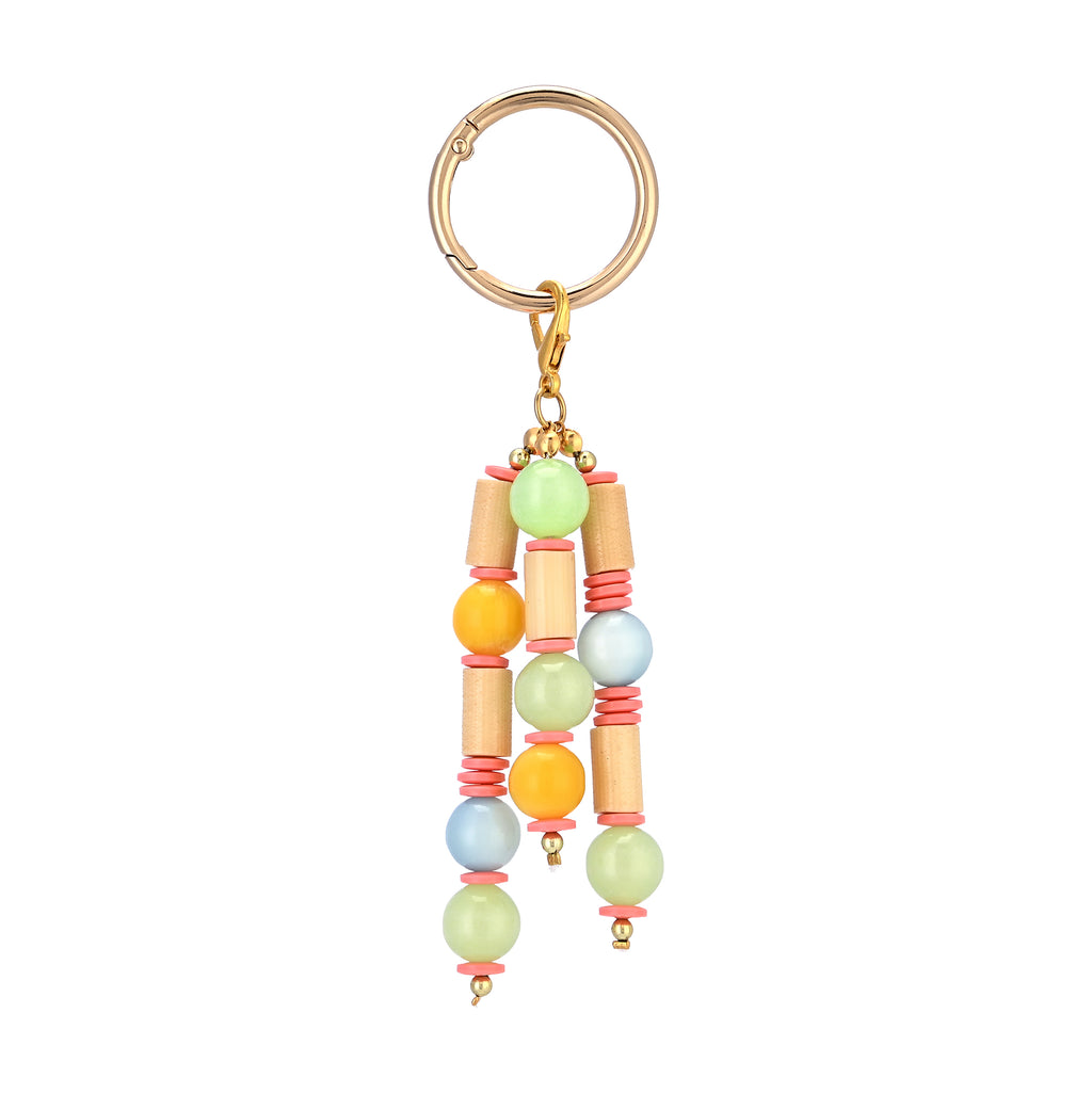 Beaded Bag Charm & Keychain.