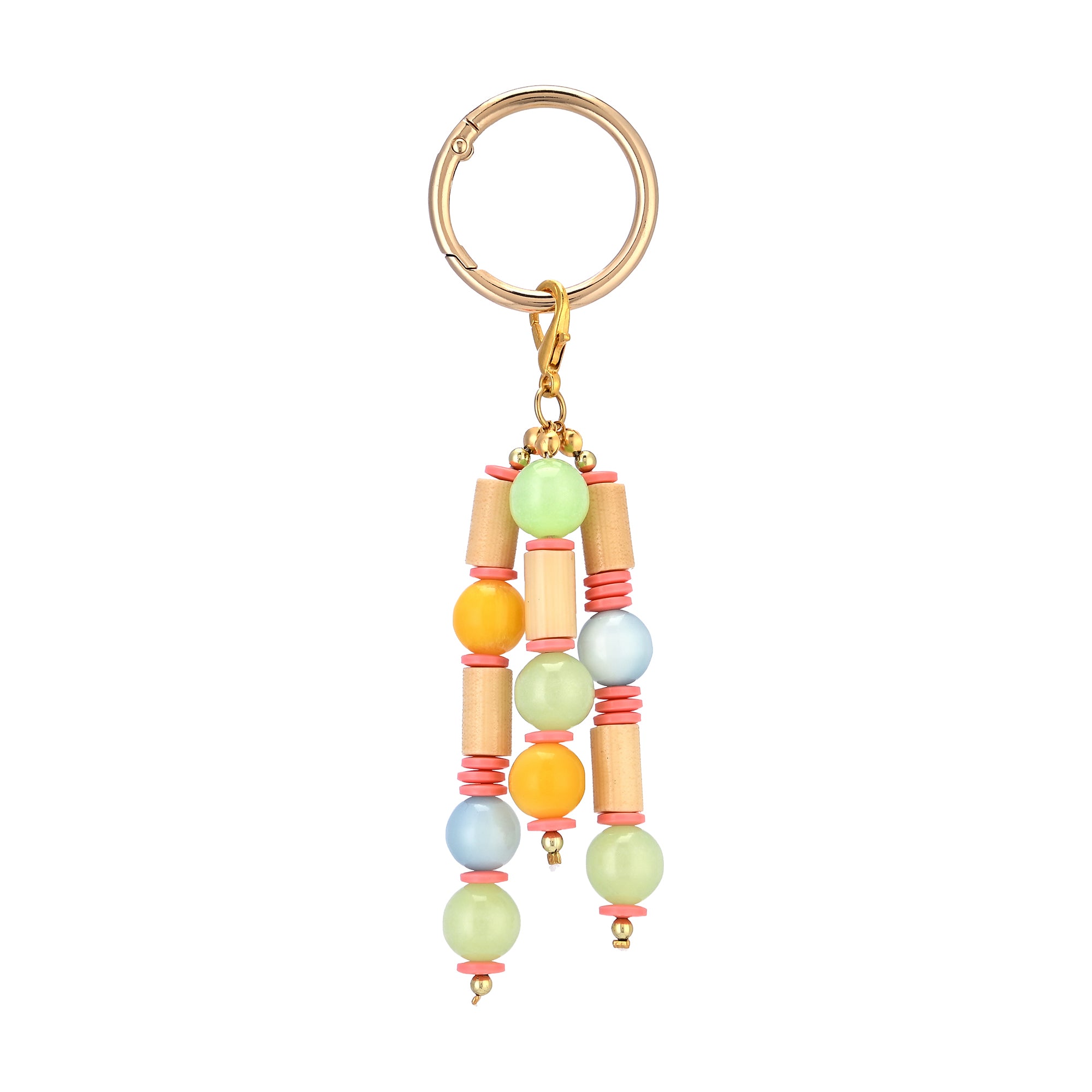 Beaded Bag Charm & Keychain.