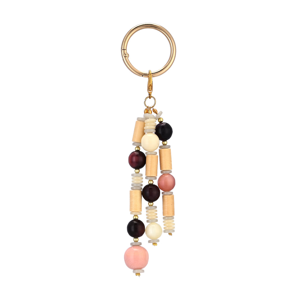 Beaded Bag Charm & Keychain.