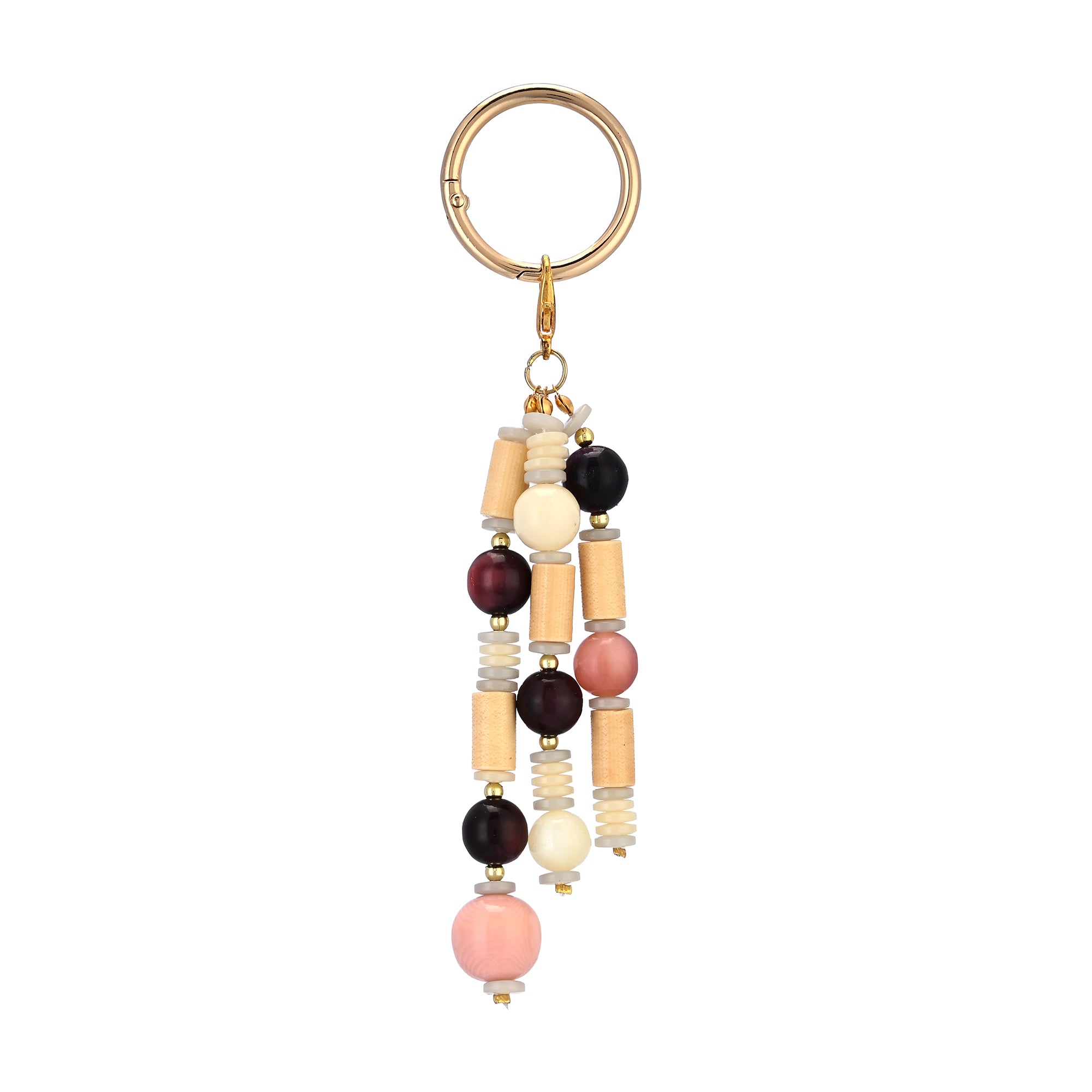 Beaded Bag Charm & Keychain.