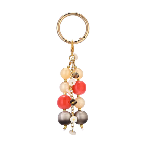 Beaded Bag Charm & Keychain.