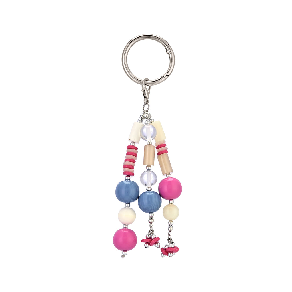 Beaded Bag Charm & Keychain.