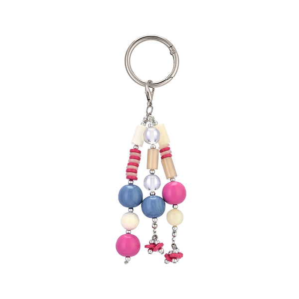 Beaded Bag Charm & Keychain.