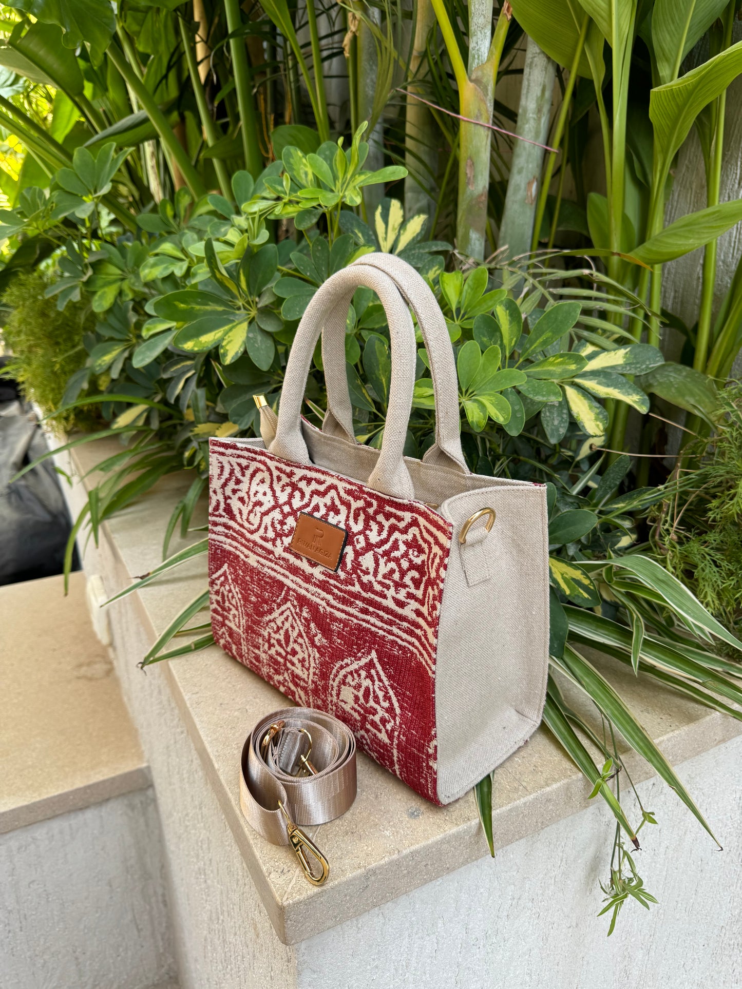 Ikat mini tote bag