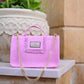 Pink shoulder bag