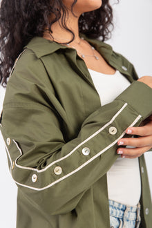 Load image into Gallery viewer, Shoulder Button Freesize Shirt