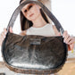 Stud stone shoulder bag