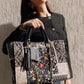 Kashan leaves chain tote bag