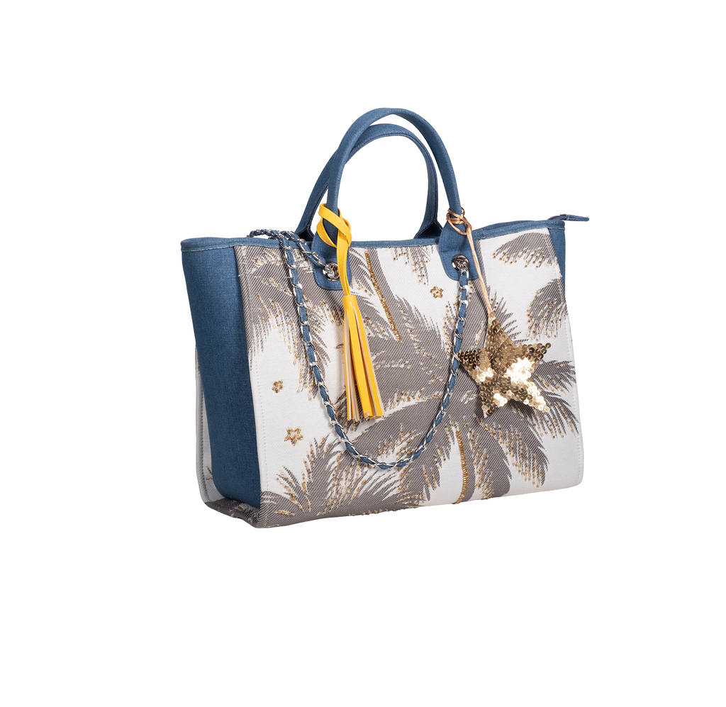 Luma palm tote bag