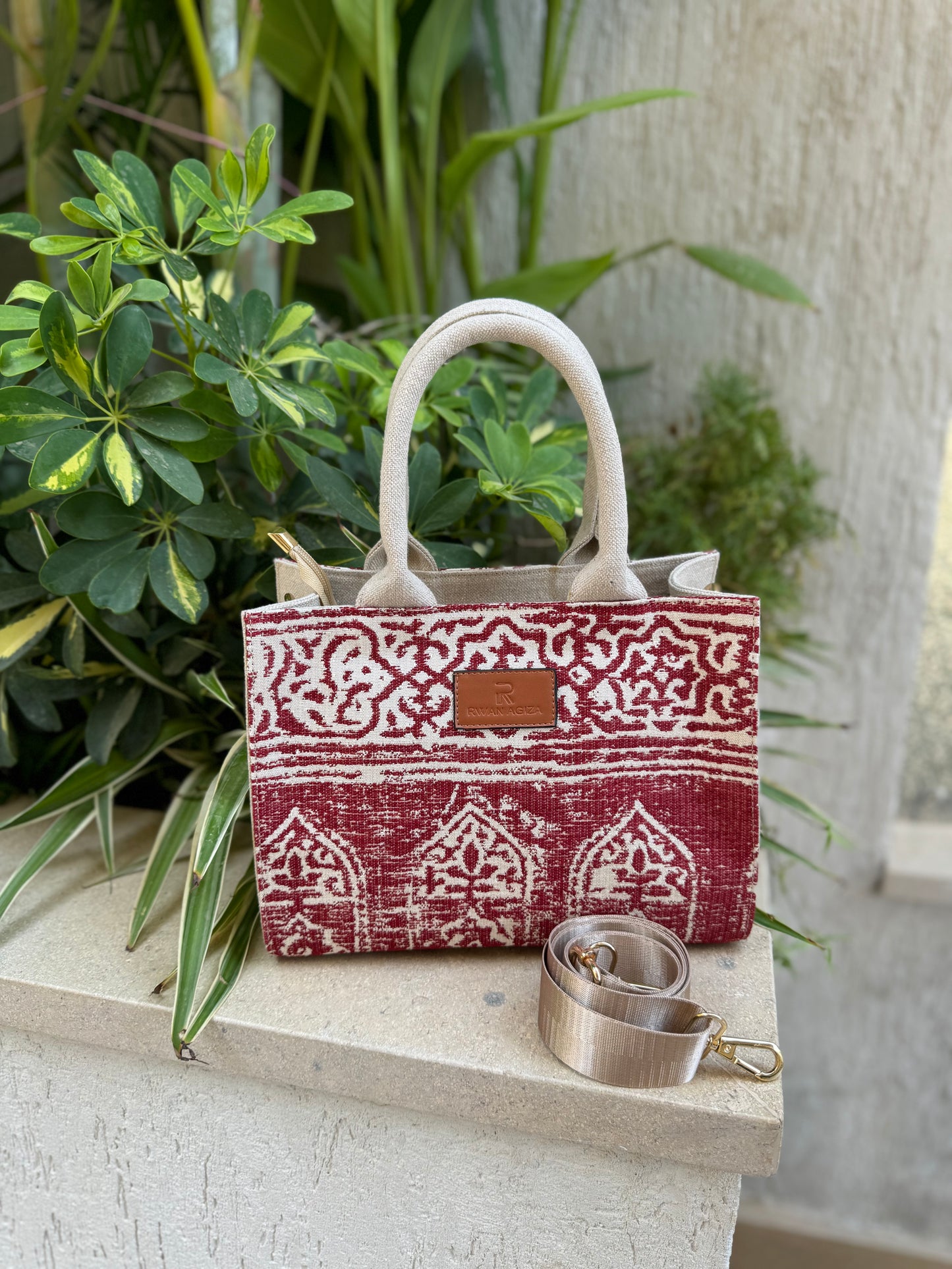 Ikat mini tote bag