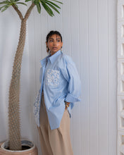 Load image into Gallery viewer, Poplin &amp; Guipure Lace Freesize Shirt