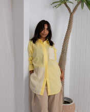 Load image into Gallery viewer, Poplin &amp; Guipure Lace Freesize Shirt