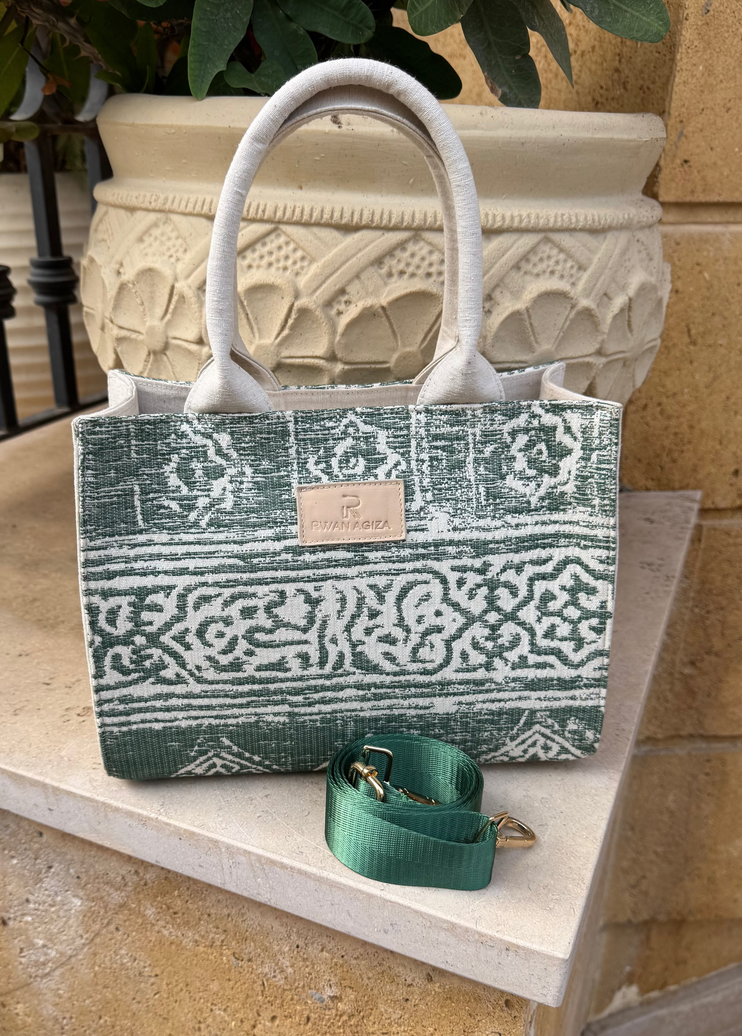 Ikat mini tote bag