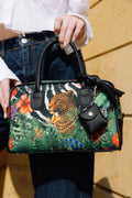 Duffel printed leopard bag