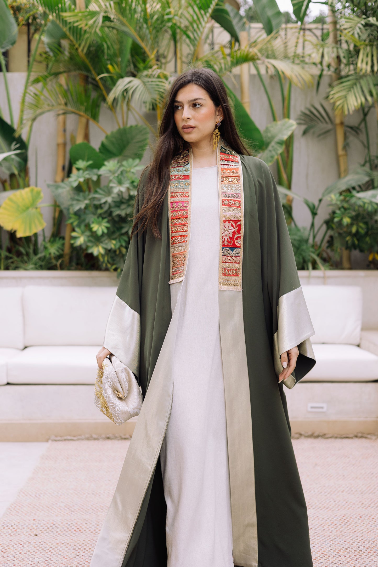 Indian olive Kaftan