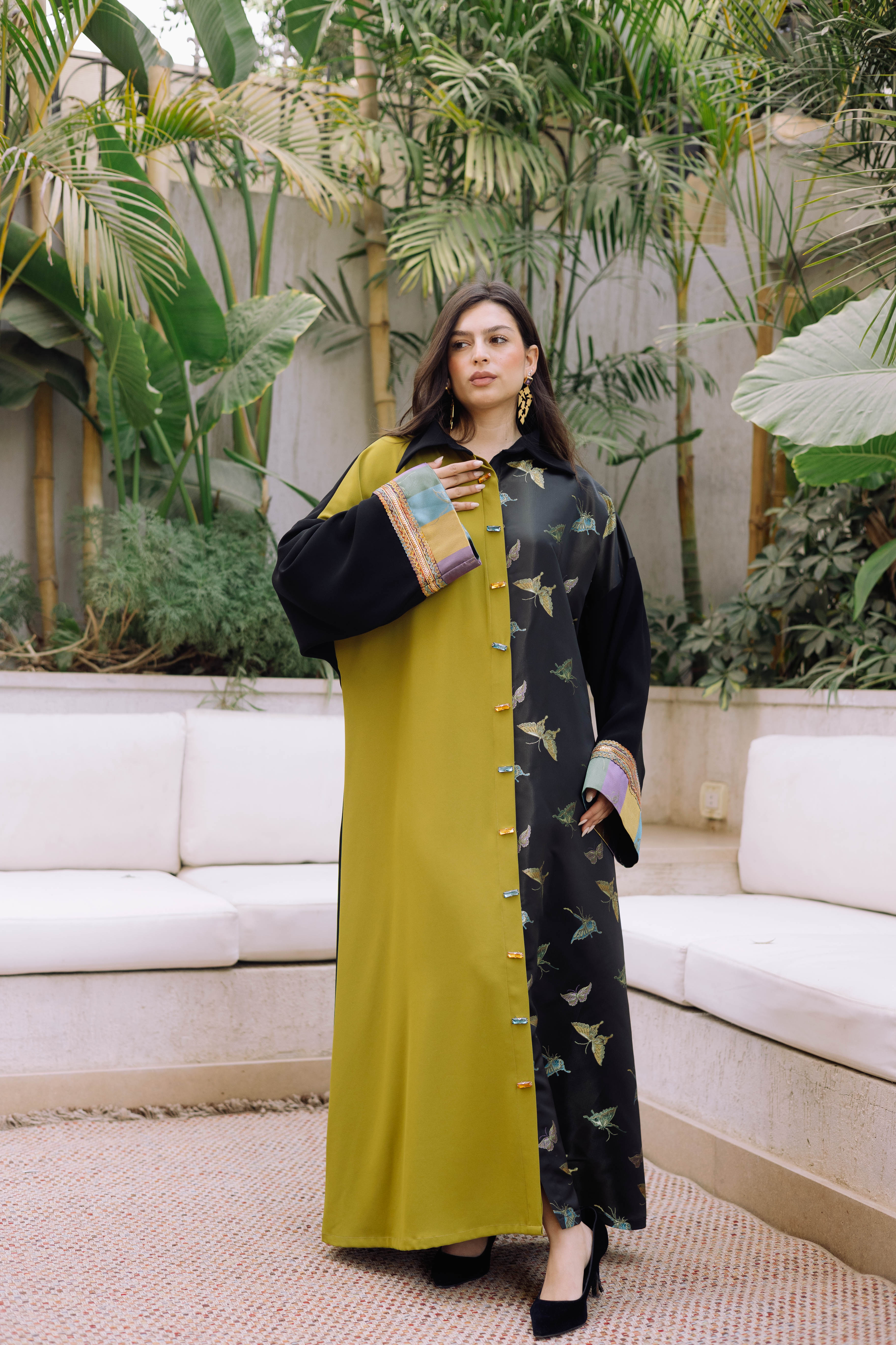 Butterfly Shirt Dress