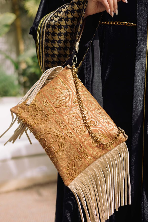 Rokaia gold clutch