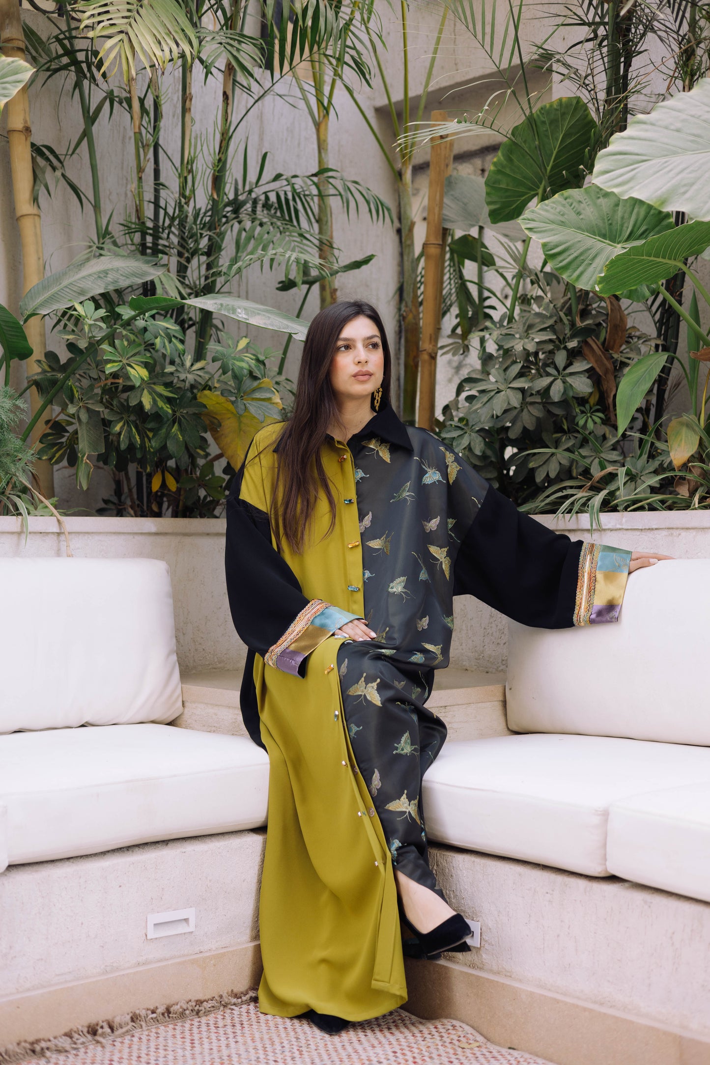 Butterfly Shirt Dress