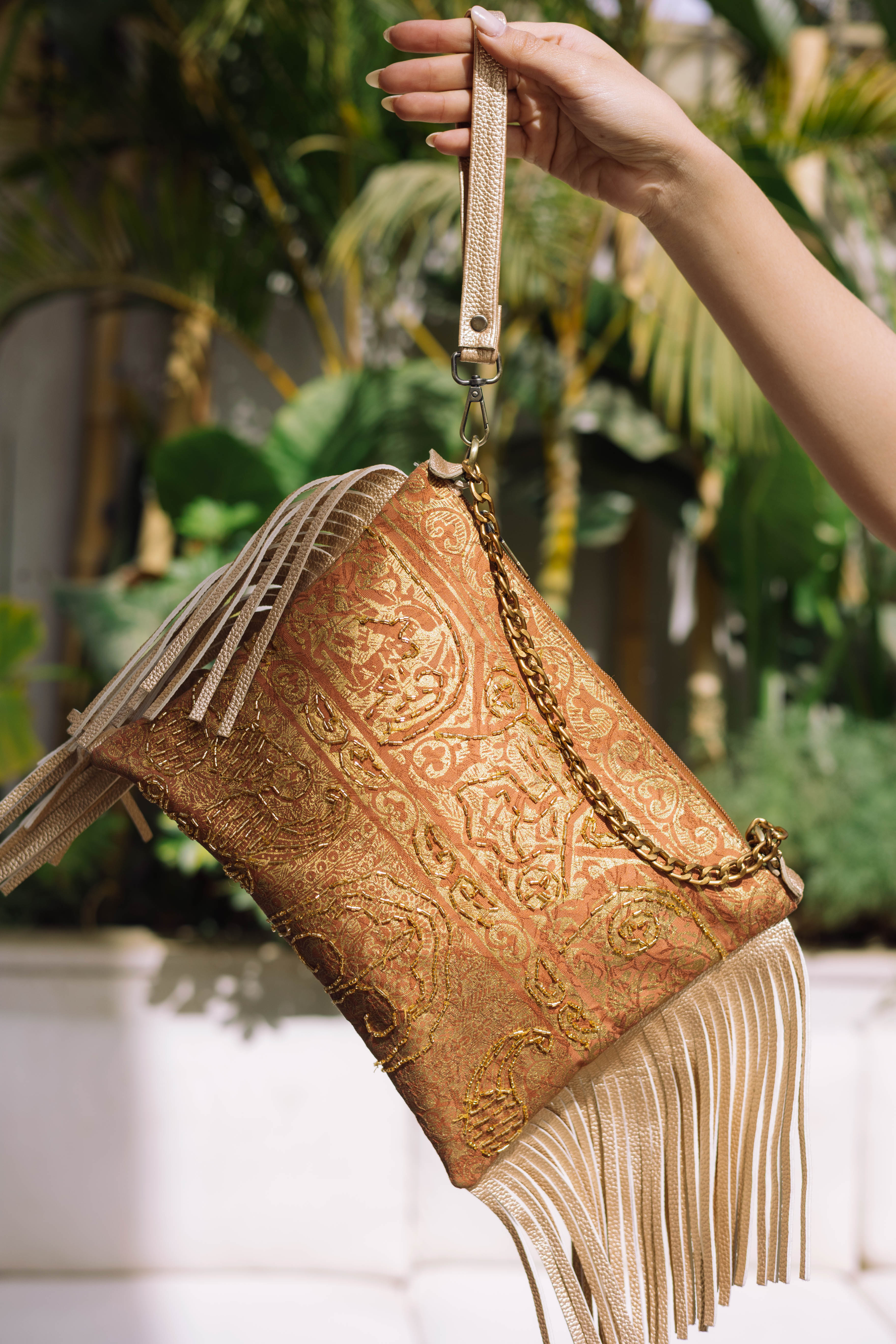 Rokaia gold clutch